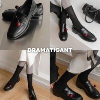 Loafer Cherry - Black